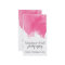 Chic Pink Watercolor Business Card