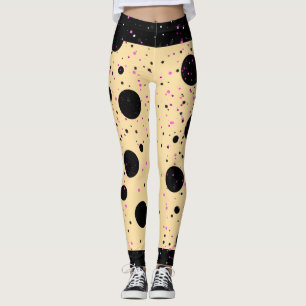 Chic Polka Dot Style Leggings