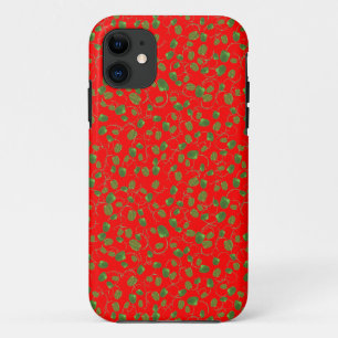 Chic Poppy Buds on Red, iPhone 5/5s Xtreme Case