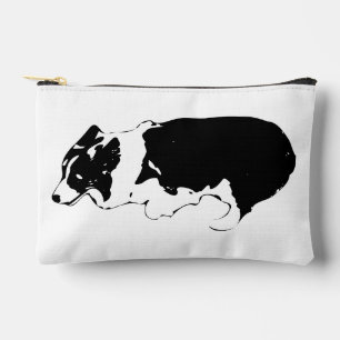 Chic pouch with corgi flair