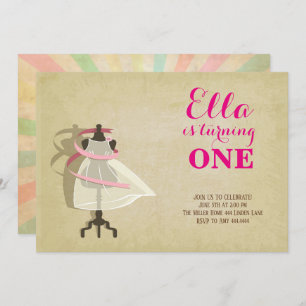 Chic Princess Invitations d'anniversaire