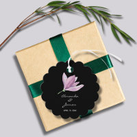 Chic Purple Floral Thank You