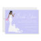 Chic Purple Modern Bride Posh Bridal Shower Invite