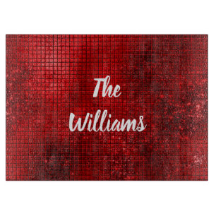 Chic red cutting board