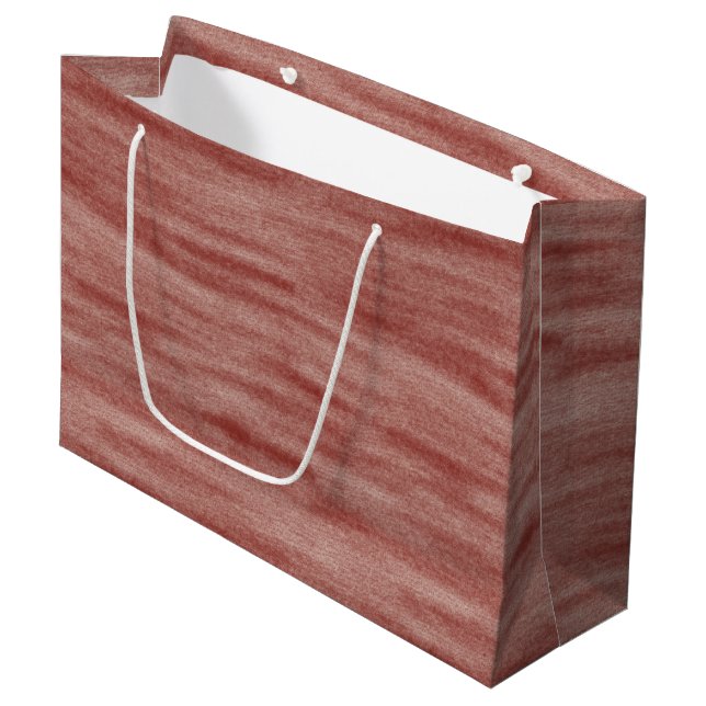 Chic Red Valentine's Day Large Gift Bag (Front Angled)