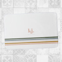 Chic Retro Stripes Monogram