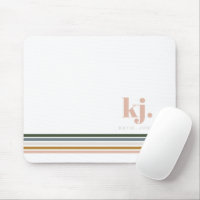 Chic Retro Stripes Monogram