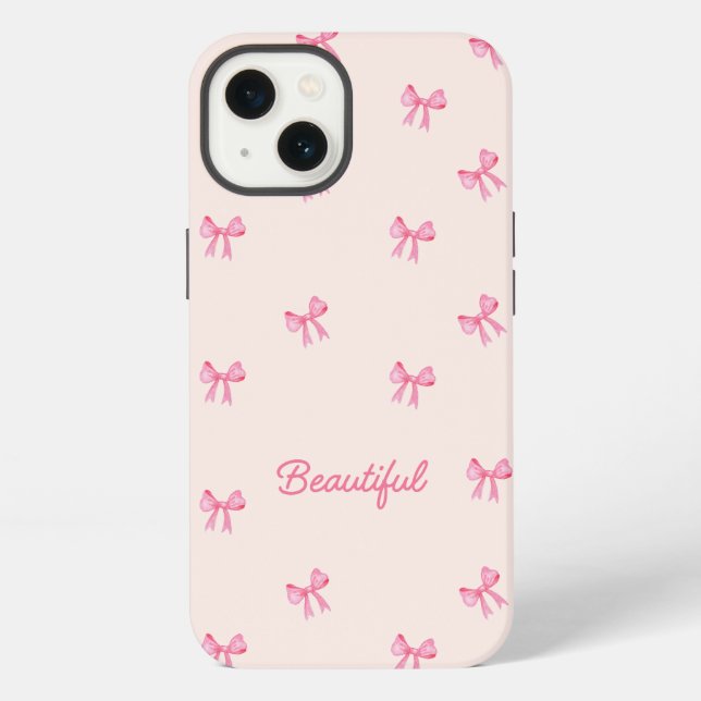 Chic Ribbon Aesthetic Case (Back)