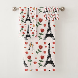 Chic Romantique Paris France Tour Eiffel & Roses
