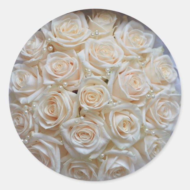 Chic Rose Enveloppe Phoques et Stickers (Devant)