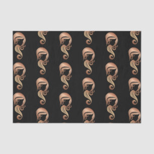 Chic Rose Gold Beauty Girl Hair & Makeup Salon Tissue Paper