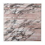 Chic Rose Gold Brushstrokes on Black White Marble Tile<br><div class="desc">This chic and modern faux printed rose gold brushstrokes on black and white marble stone pattern is perfect for the trendy and stylish individual. Its contemporary and glamourous design is great for many gifts and occasion. Enjoy this elegant and cool design for your next purchase; for yourself, your friends, or...</div>