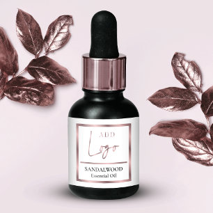 Chic Rose Gold Essential Oil Petite bouteille à go
