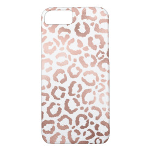 Chic Rose Gold Leopard Cheetah Animal Print Case-Mate iPhone Case