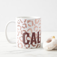 Chic Rose Gold Leopard Cheetah Animal Print