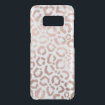 Chic Rose Gold Leopard Cheetah Animal Print Uncommon Samsung Galaxy S8 Case<br><div class="desc">This elegant and chic design is perfect for the modern fashionista. It features a faux printed rose gold hand-drawn leopard/cheetah safari animal print on a simple white background. It's pretty, cute, and trendy! ***IMPORTANT DESIGN NOTE: For any custom design request such as matching product requests, colour changes, placement changes, or...</div>