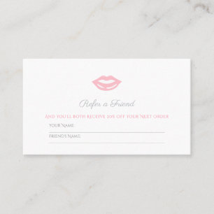 Chic Rose Lips Simple Cosmetologie Ami Référence