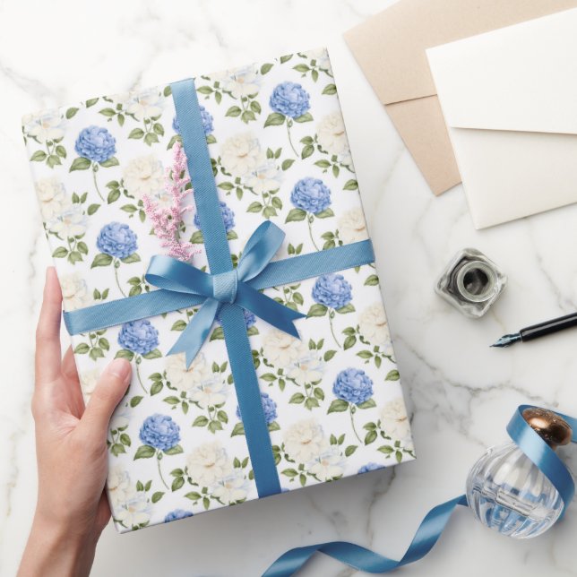 Chic Rose Meadow Wrapping Paper (Gifting)