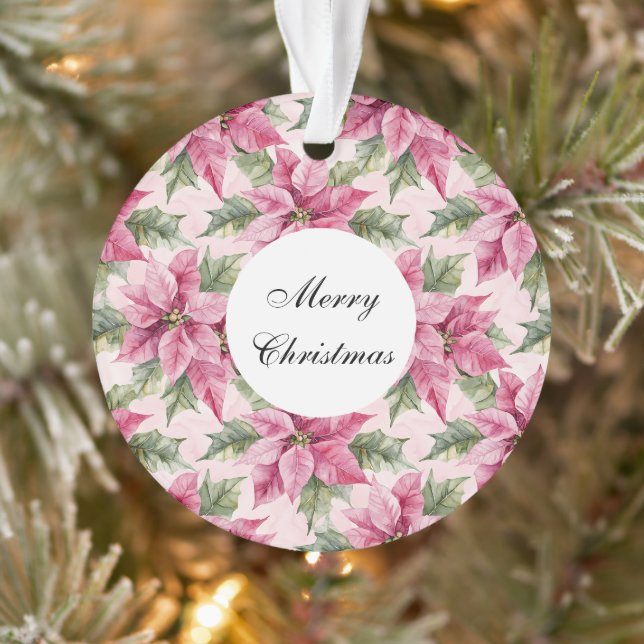 Chic rose Poinsettia Fleurs Noël (Arbre)