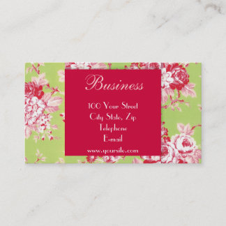 Chic Roses Business Card 1