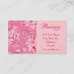 Chic Roses Business Card 3