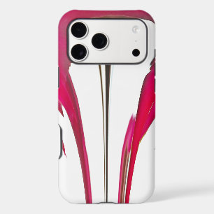 Chic rouge extraordinaire rose sous le ciel blanc.