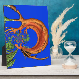 Chic Round Hakuna Matata Navy Blue collection Plaque