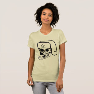 Chic Russian Skull Women's T-Shirt - Artistic
