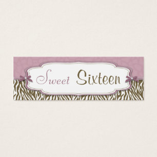 Chic Safari Skinny Gift Tag