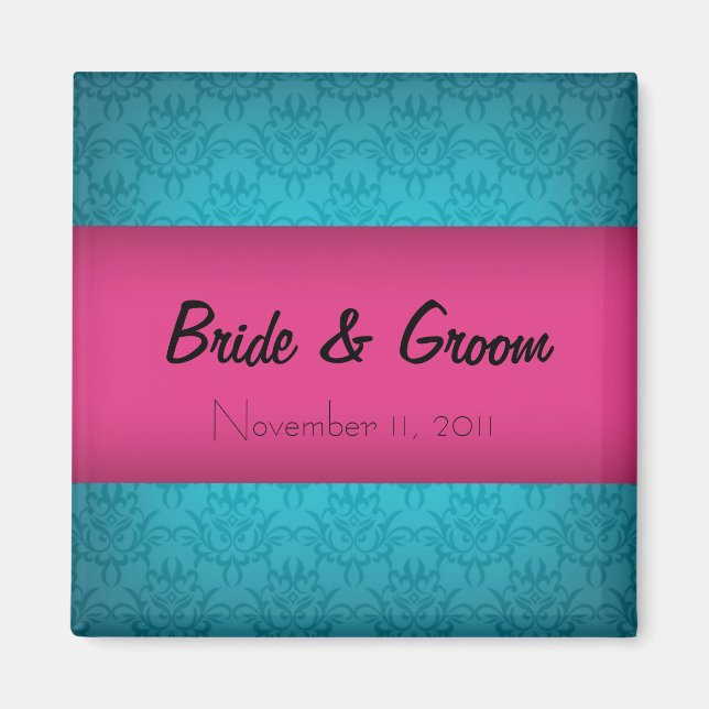 Chic Save the Date Magnet (Front)