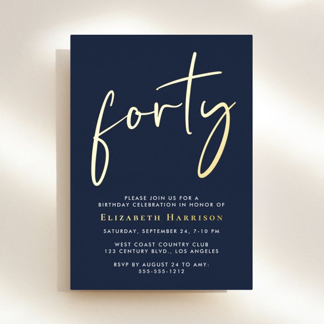 Chic Script 40th Birthday Party (Creator Uploaded)