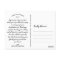Chic Script 4 Photo Collage Wedding Thank You