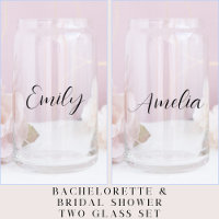 Chic Script Bachelorette Wedding