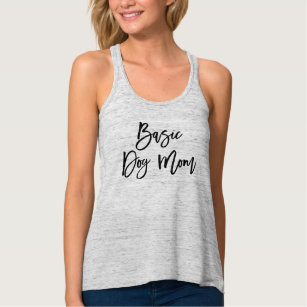 Chic Script Basic Dog Mom Shirt