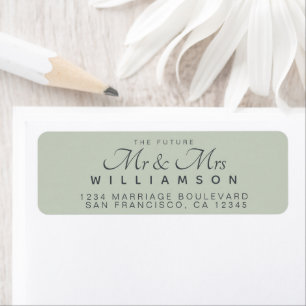 Chic Script Future M. Mme La Mariage Adresse