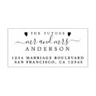 Chic Script Future Mr Mrs Wedding Return Address