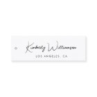 Chic Script QR Code Clothing Hang Tag