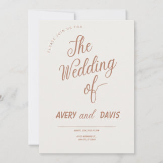 Chic Scripture Faire-part de mariage