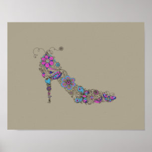 Chic Shoe - 11x14 Poster / Change 2 Canvas