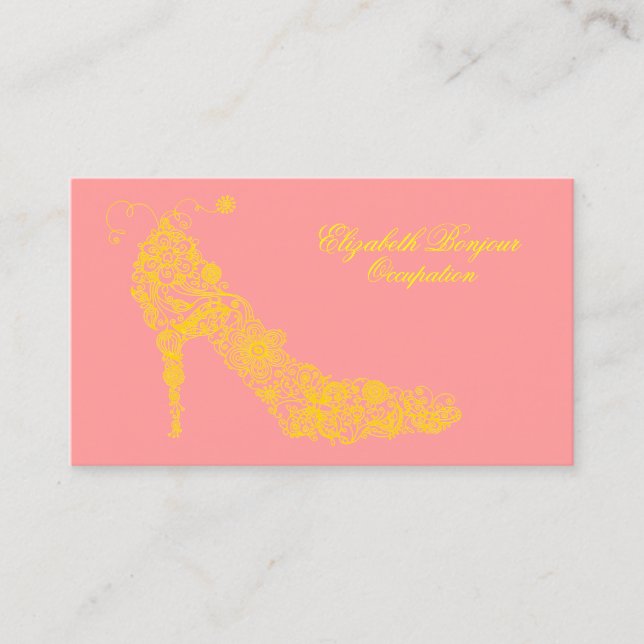 Chic Shoe ~ Business Card (Front)