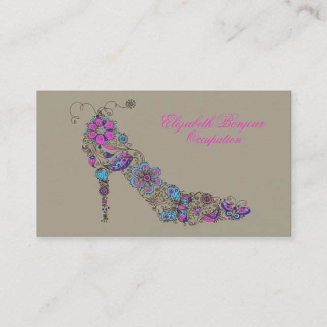 Chic Shoe ~ Carte de visite (Devant)