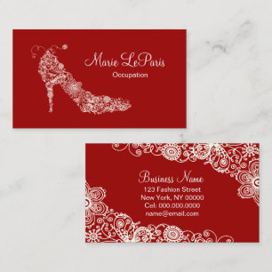 Chic Shoe - CHANGE COLOR Business Card