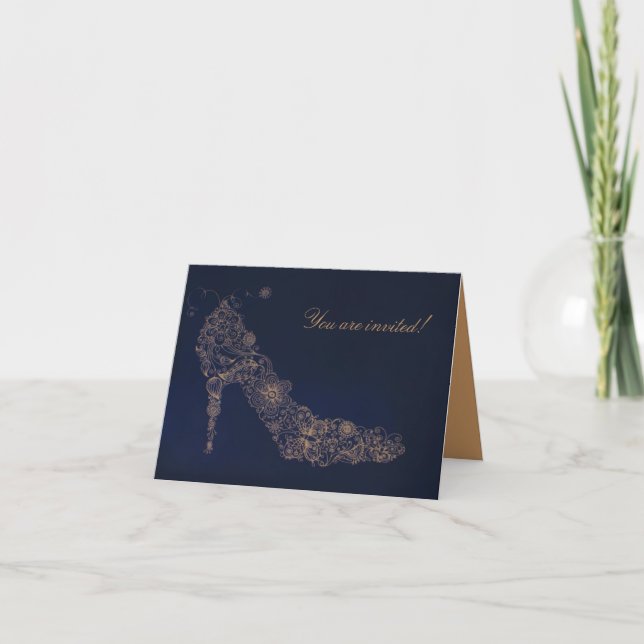 Chic Shoe ~ Greeting / Note Card (Front)