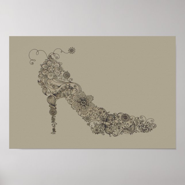 Chic Shoe ~ Imprimer / Poster (Devant)