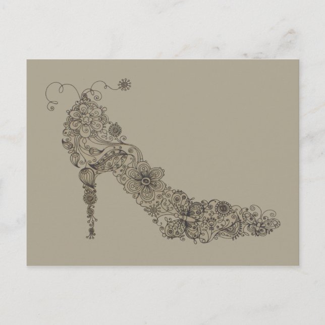 Chic Shoe ~ Postcard (Front)