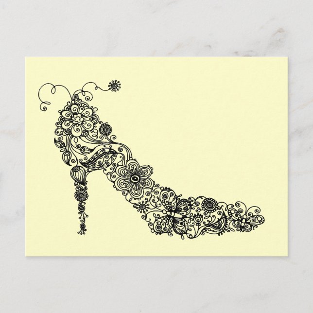 Chic Shoe ~ Postcard (Front)