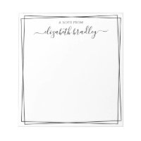 Chic Signature | From The Desk Of Notepad