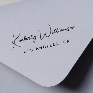 Chic Signature Script Monogram Self-inking Stamp