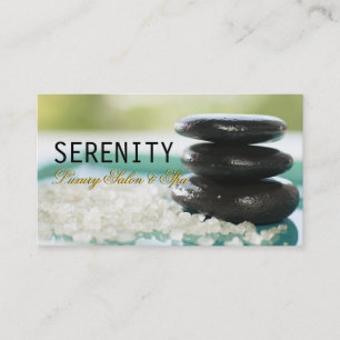 Chic Simple and Clean Spa Card