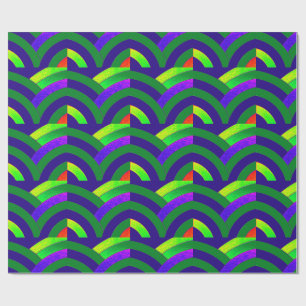chic sophisticated stylish chevrons wrapping paper